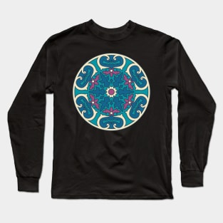 Inspirational MANDALA T-SHIRT MANDALA 137 color Long Sleeve T-Shirt